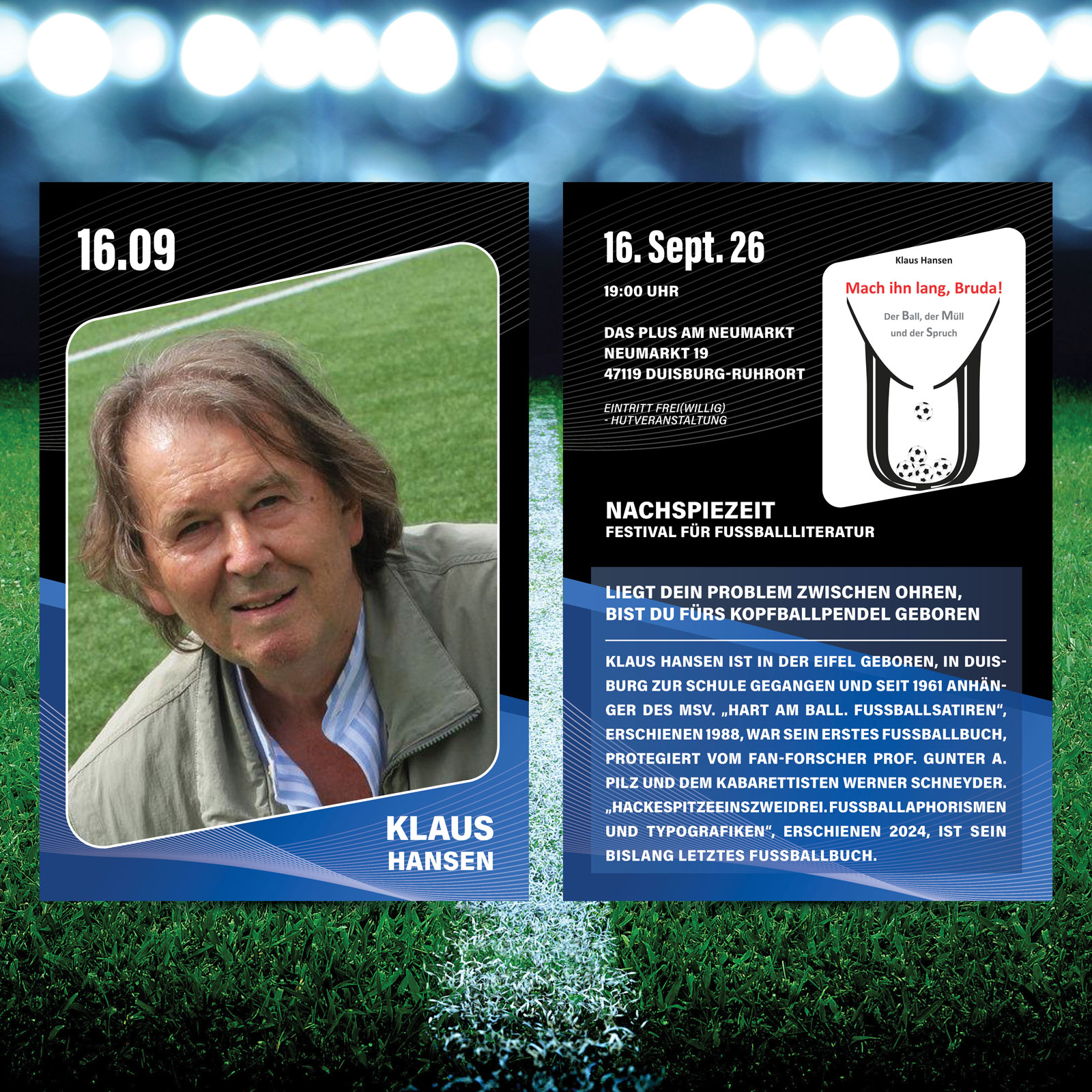 16. SEPT. | Klaus Hansen
